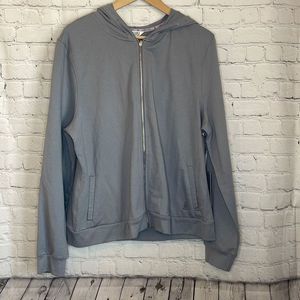 Jennifer Lopez Gray Women’s Intimates Zip up Hoodie size xxl